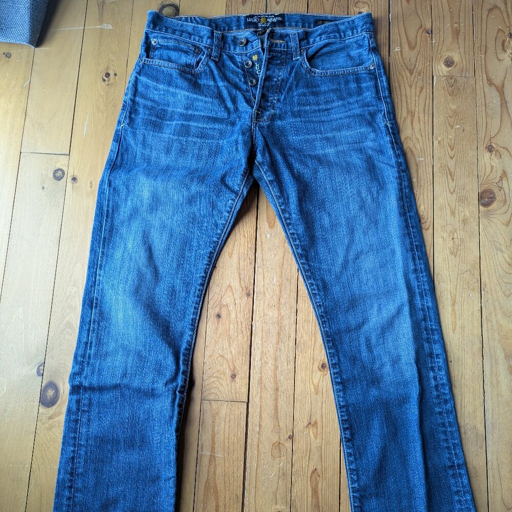 Lucky Brand - 121 Heritage Slim Button Fly Jeans